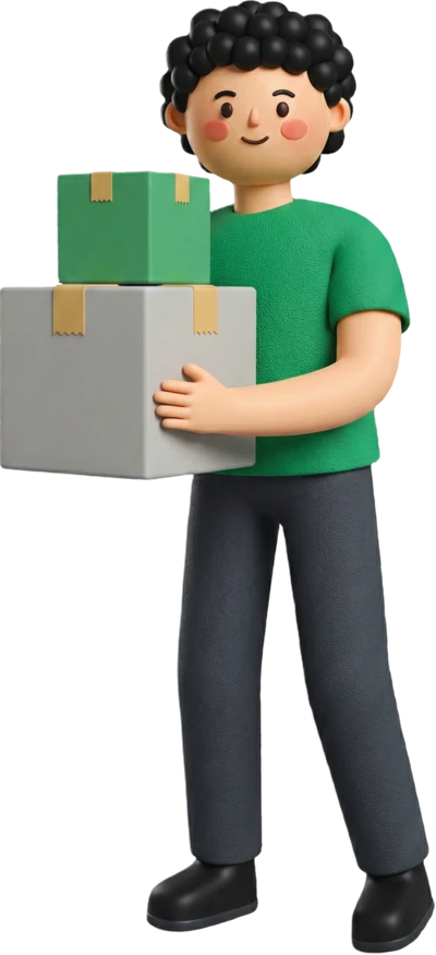 برای ارسال کننده بسته